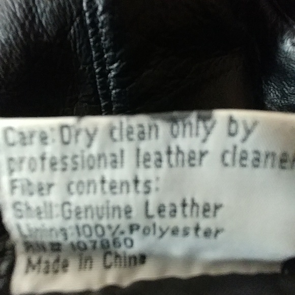 Vintage 80's Flight Path leather jacket Sz M - Picture 5 of 6